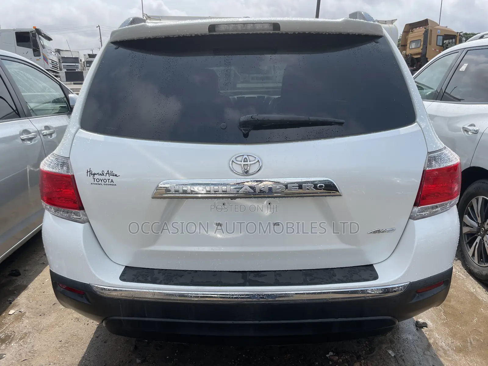Toyota Highlander Limited 2012 White