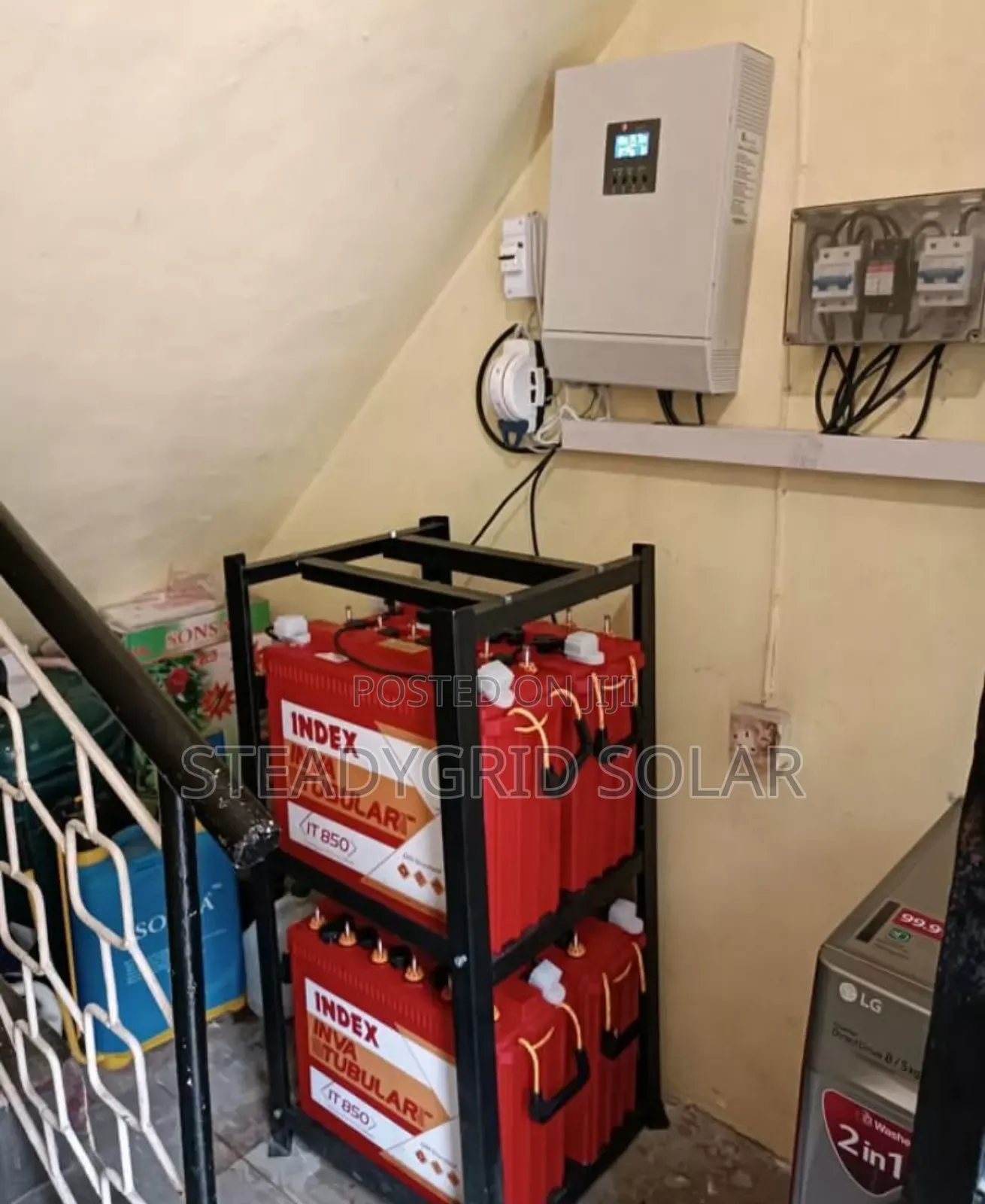 Robust 5kva/48v Hybrid Solar Inverter System Installation