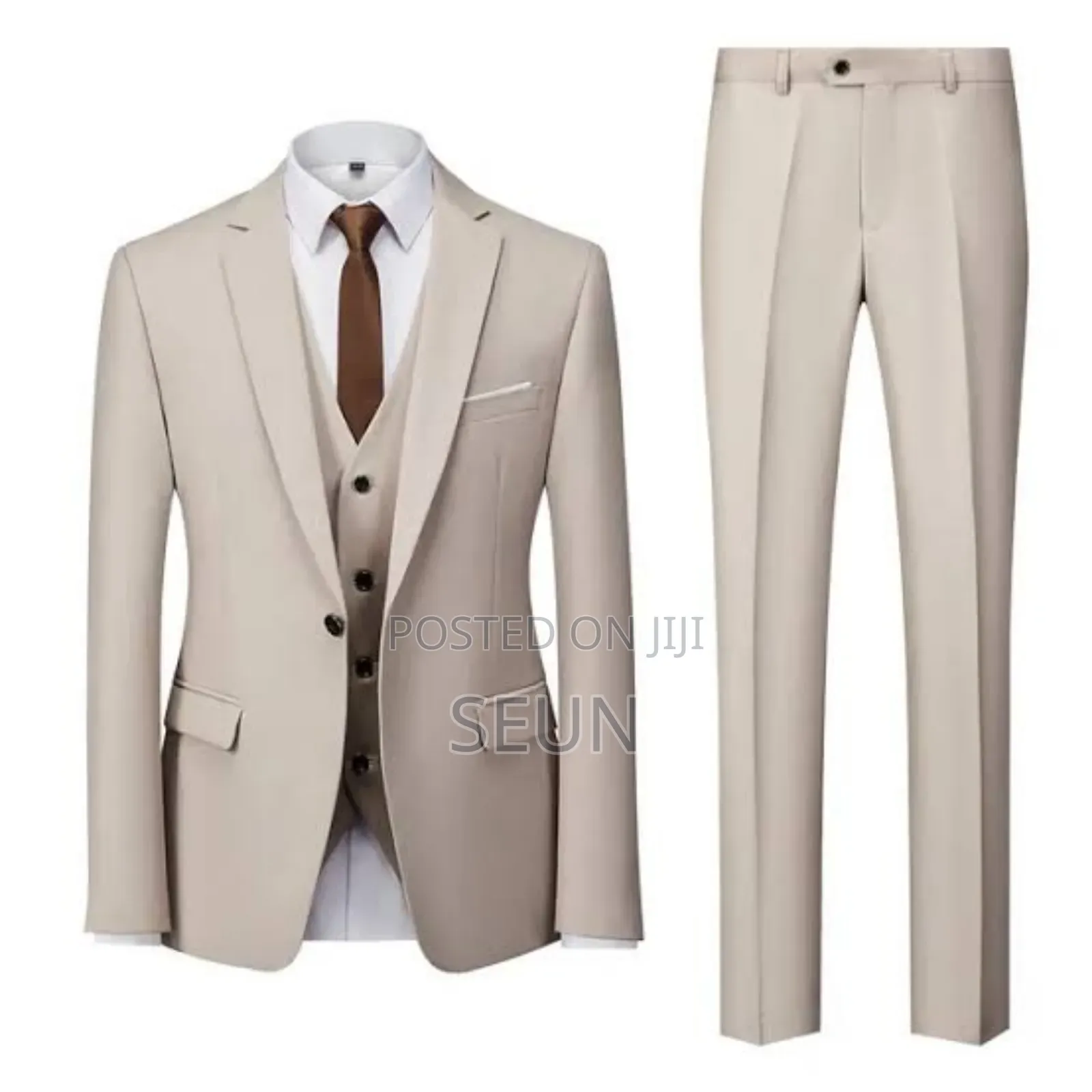 Trendy 3 Piece Men Suit