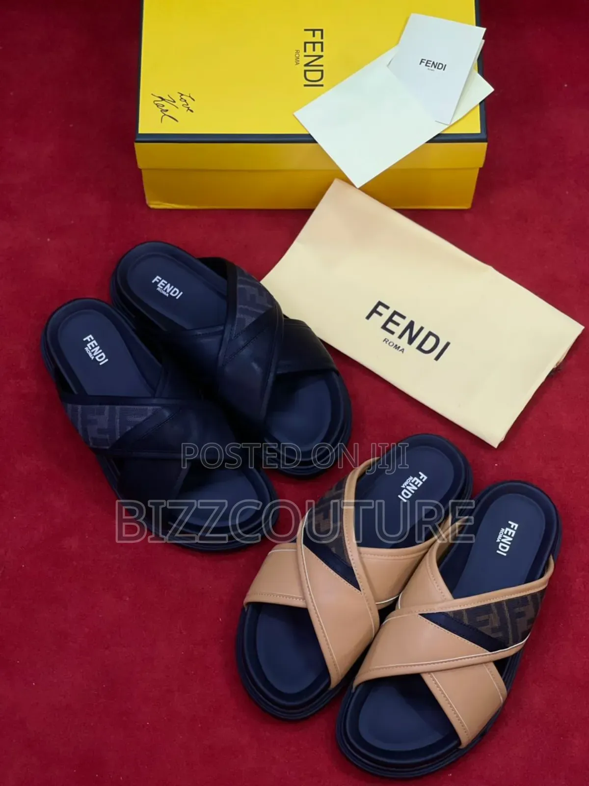 Original Fendi Slippers Available in Store