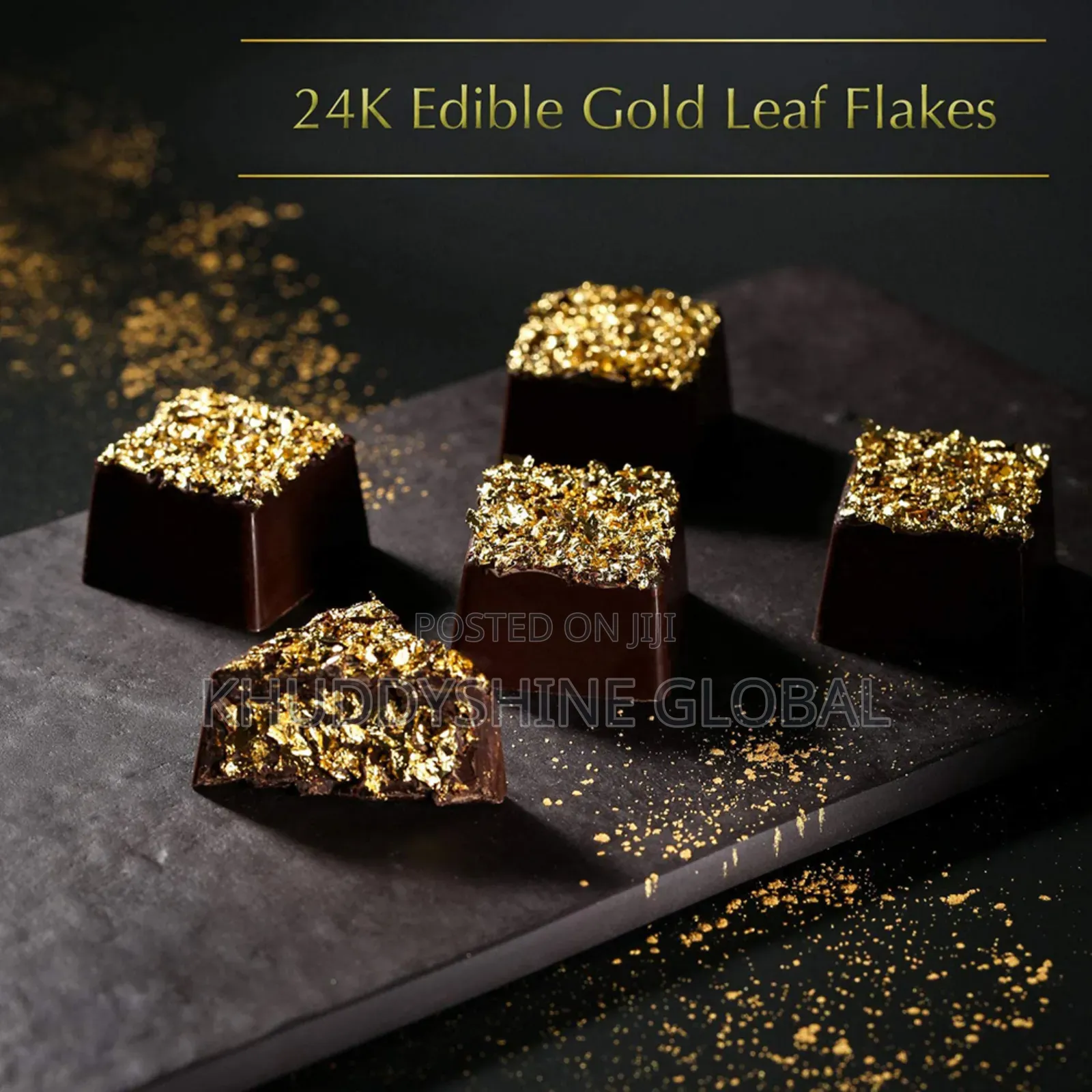 1PCS Genuine Gold Leaf Schabin Flakes 2g Gold Decorative