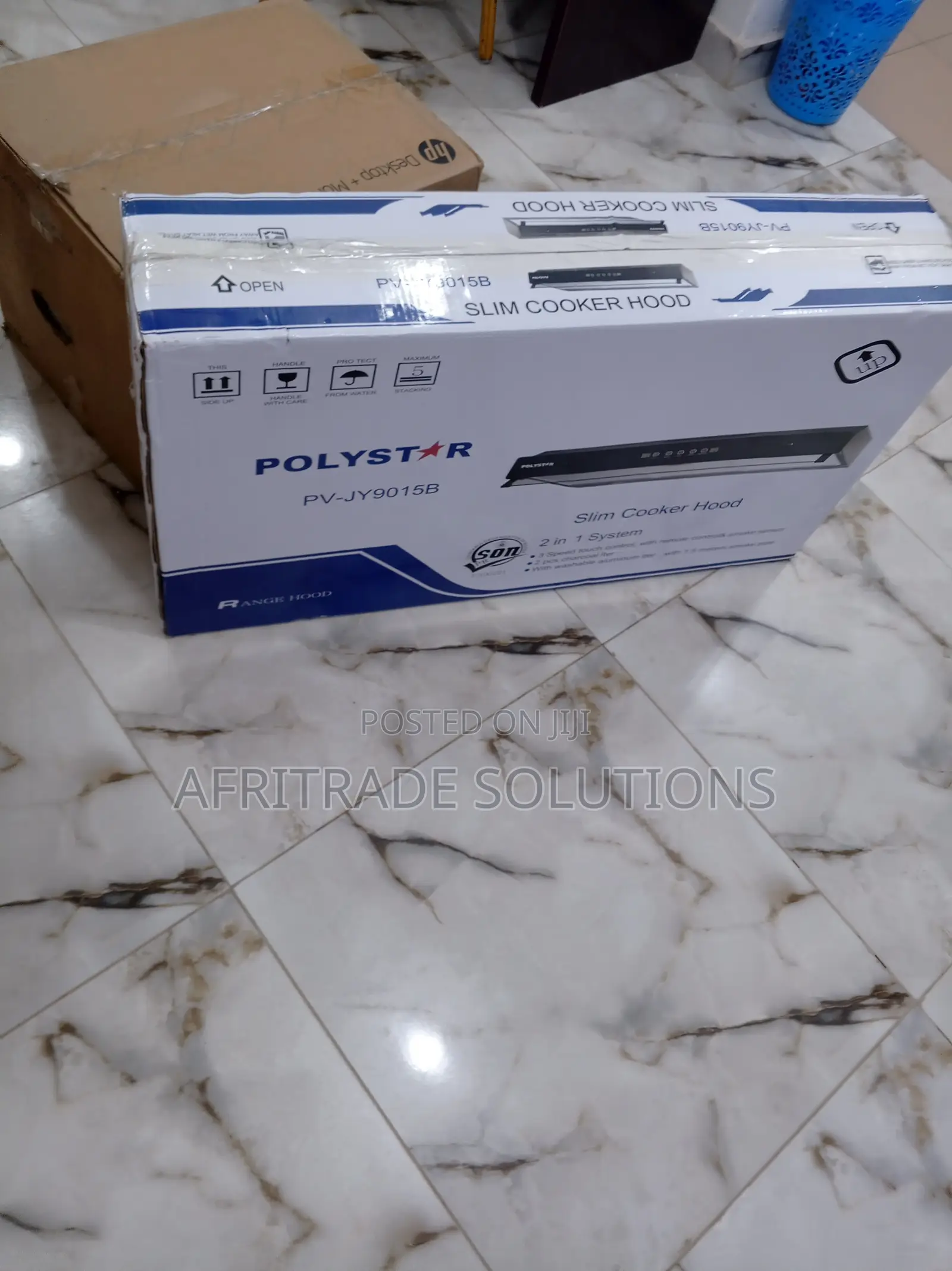 Polystar 90cm Pv-Jy9015b Range Hood Wit Remote