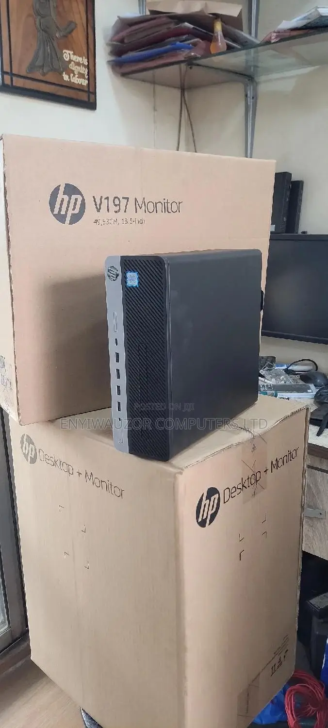 New Desktop Computer HP ProDesk 600 G3 8GB Intel Core I5 SSD 256GB