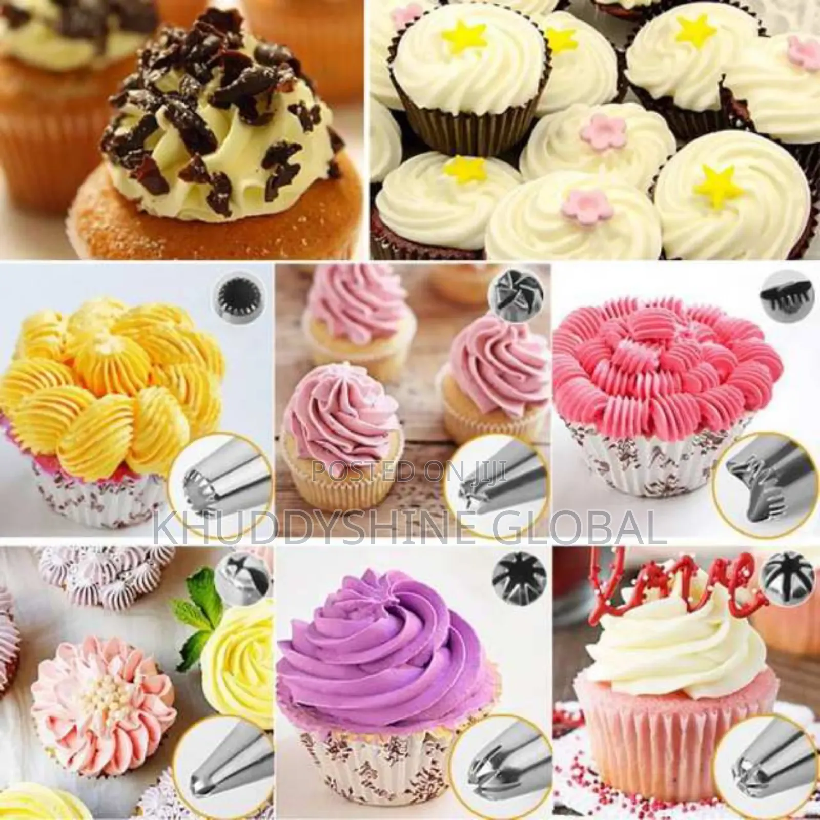 24pcs/Set Cake Nozzle Icing Piping Pastry Nozzles Russian
