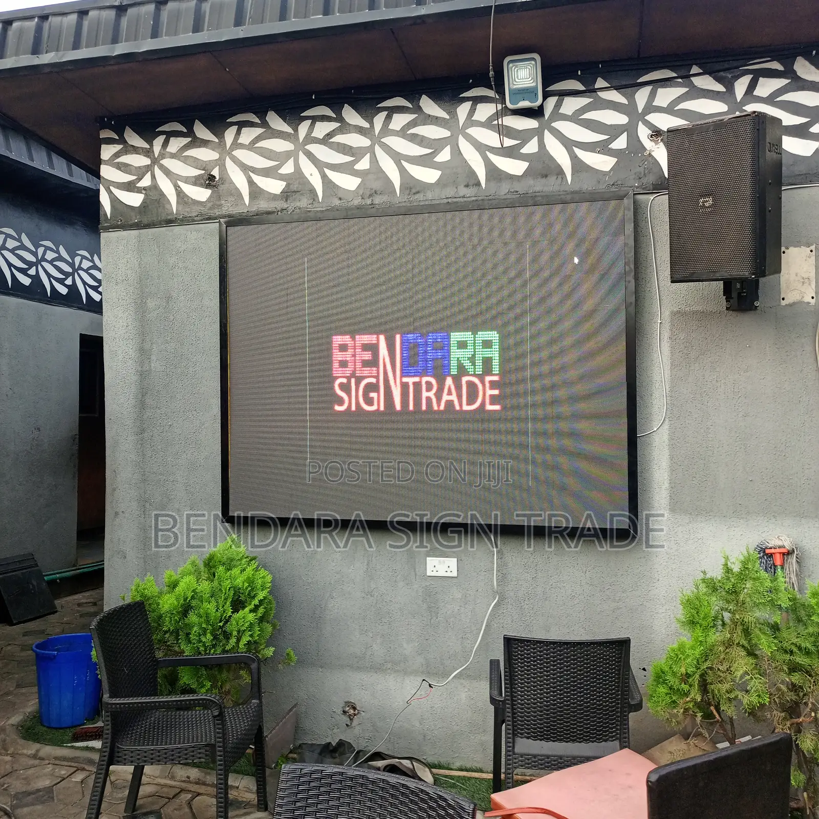 Bar Football Outdoor Screen 6ft by 5ft