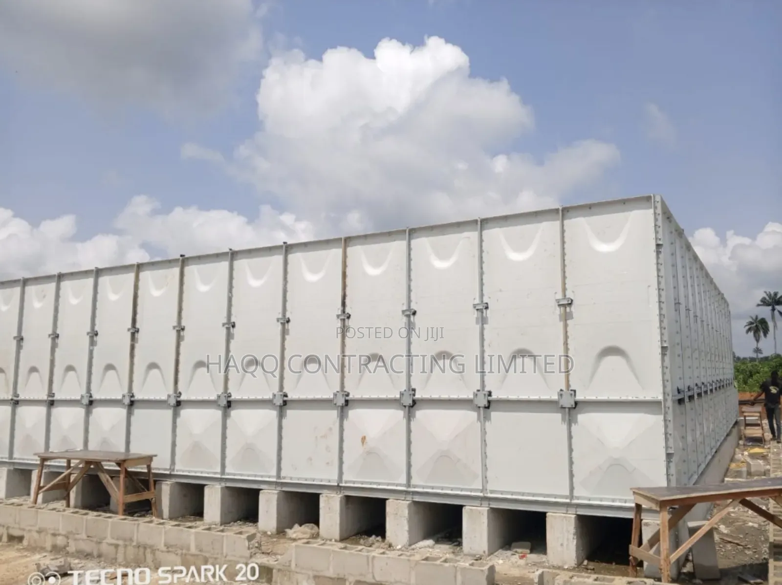 Pressed Steel Braithwaite Water Storage Tank Construction