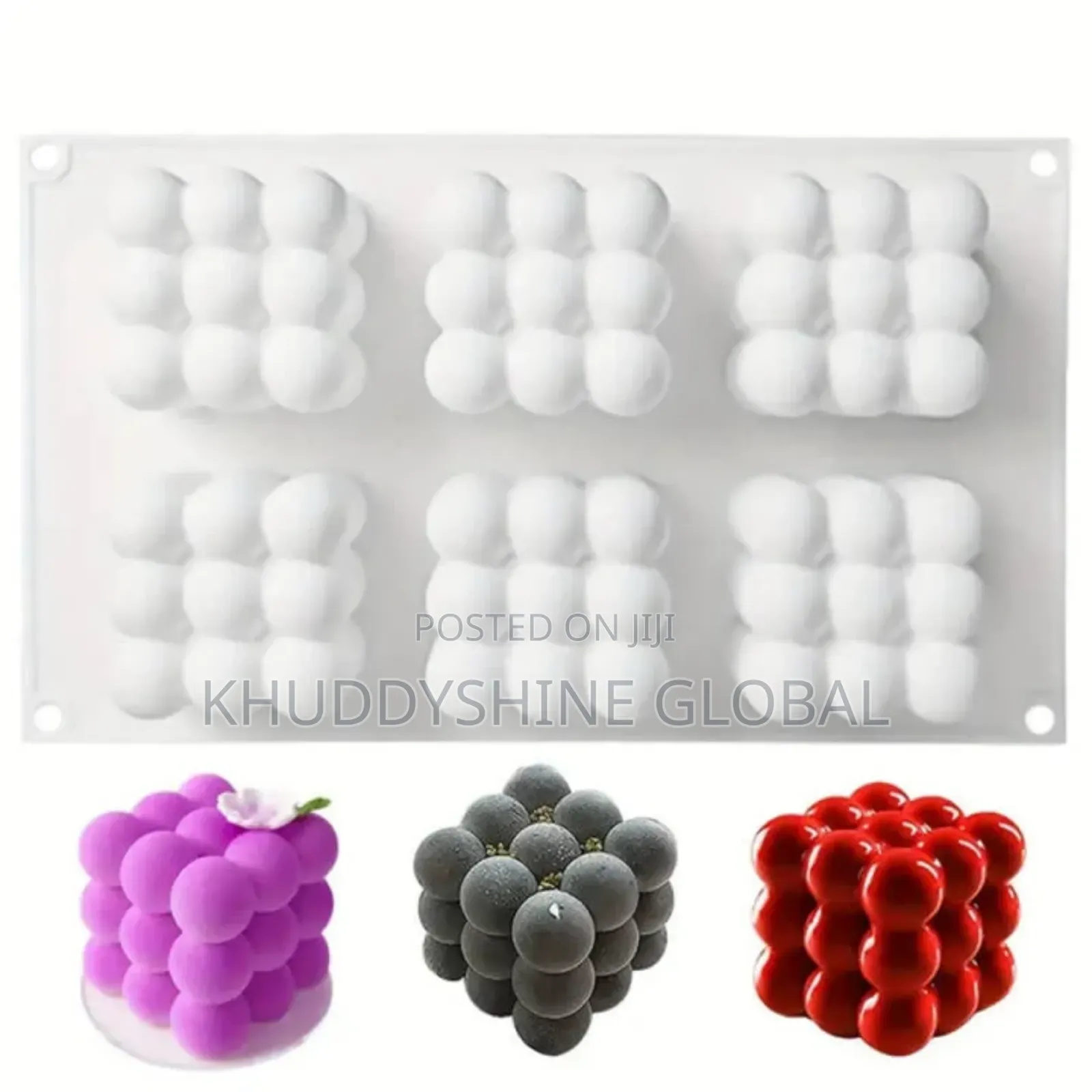 Six Company Magic Cube Silicone Cake Mold Three Dimensional