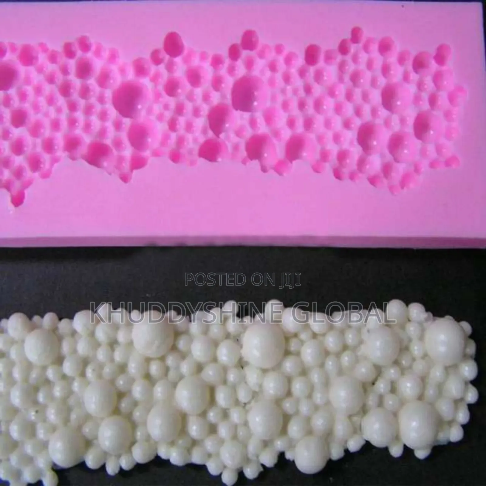 D Round Pearls Bubbles Silicone Fondant Mould Cake Decor