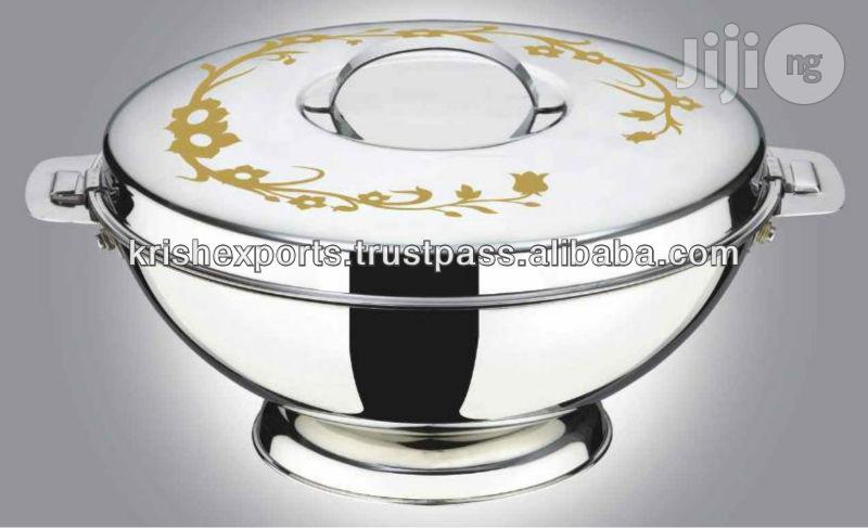 Indian Amir Tingo Insulated Gold Hot Pot Ml Set 3