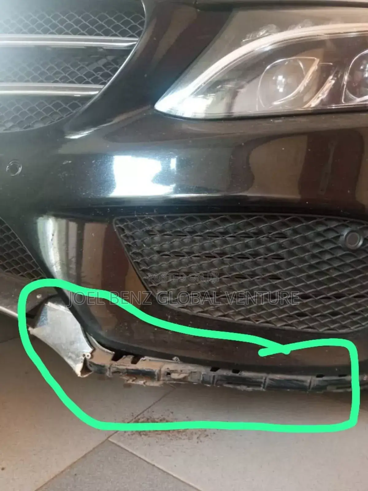 C300 2017 Front Bumper Shining Crome