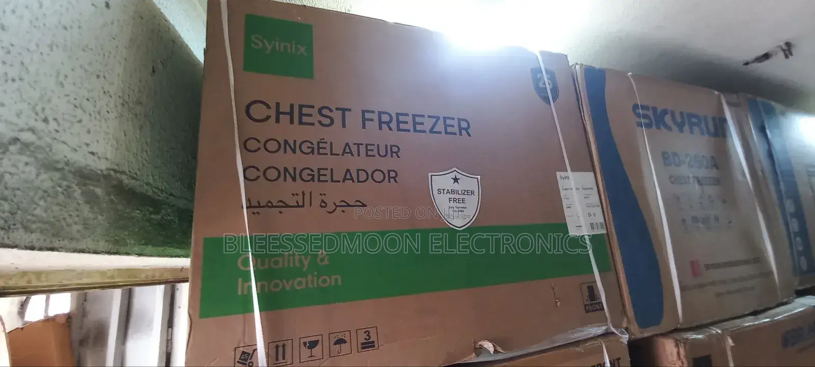 Synix Stabiliser Free Chest Freezer 4fit, Ice Retaine 4 Days