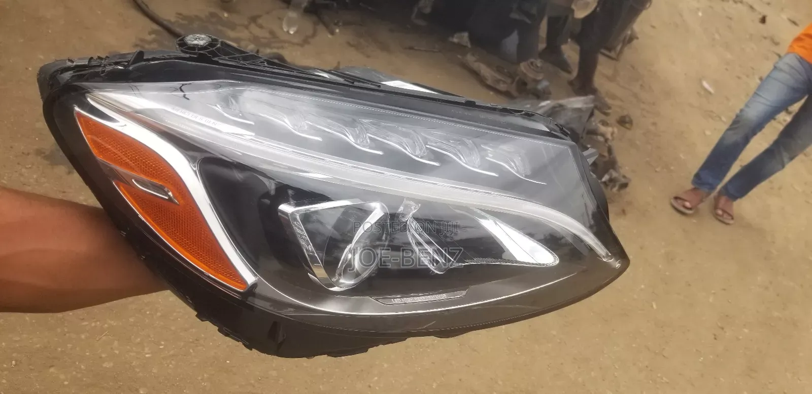 C300 2017 Set of Single LED Headlights