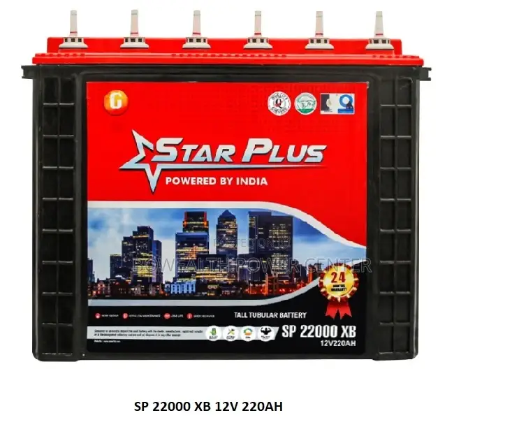 Starplus Tubular Battery 12v/220ah With 2 Years Warranty