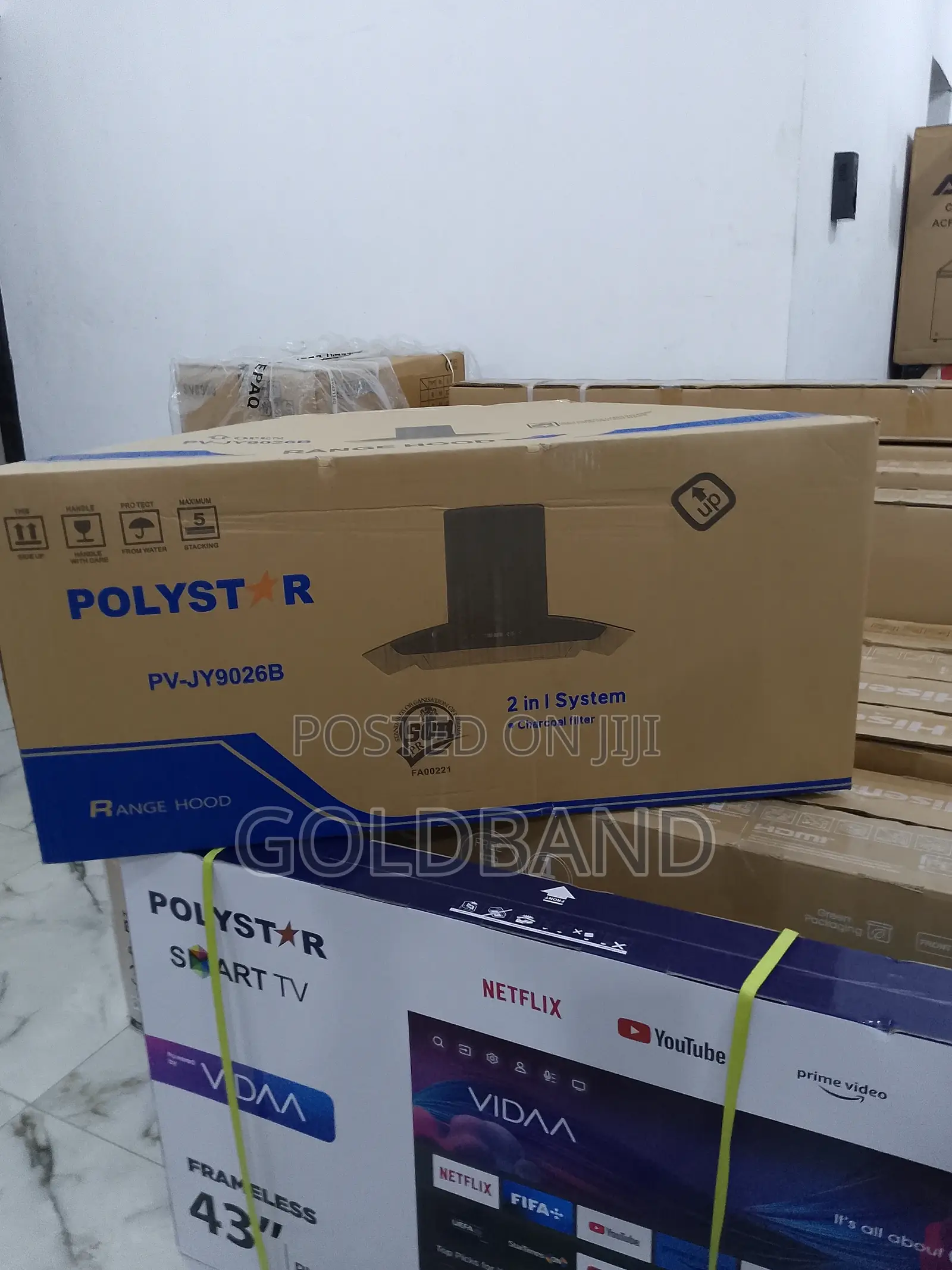 New Powerful Polystar Range Hood ''Pv-Jy9026b''