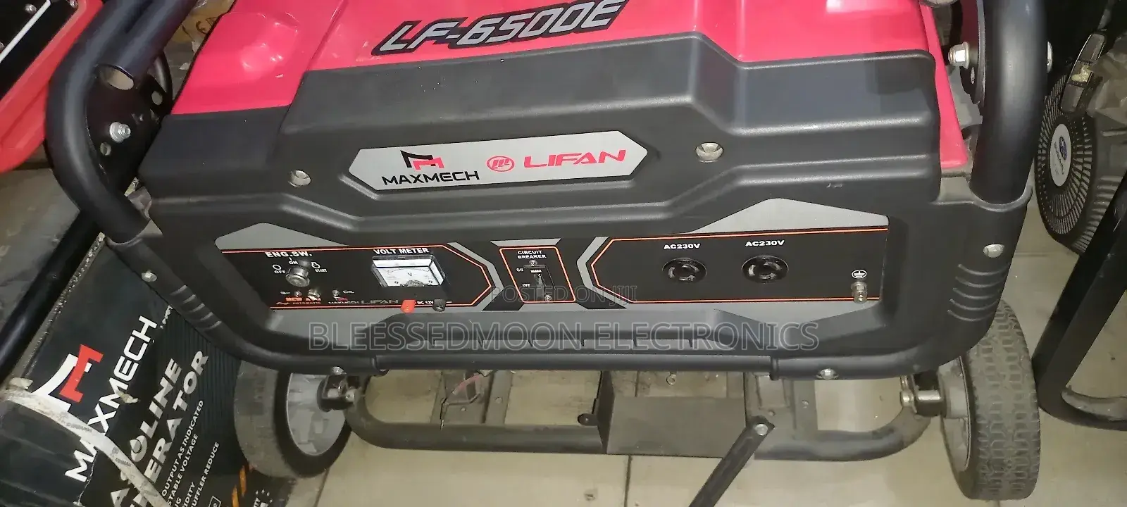 Maxmech Lifan Cooper Coil Generator 7.5kva 3yrs Warranty