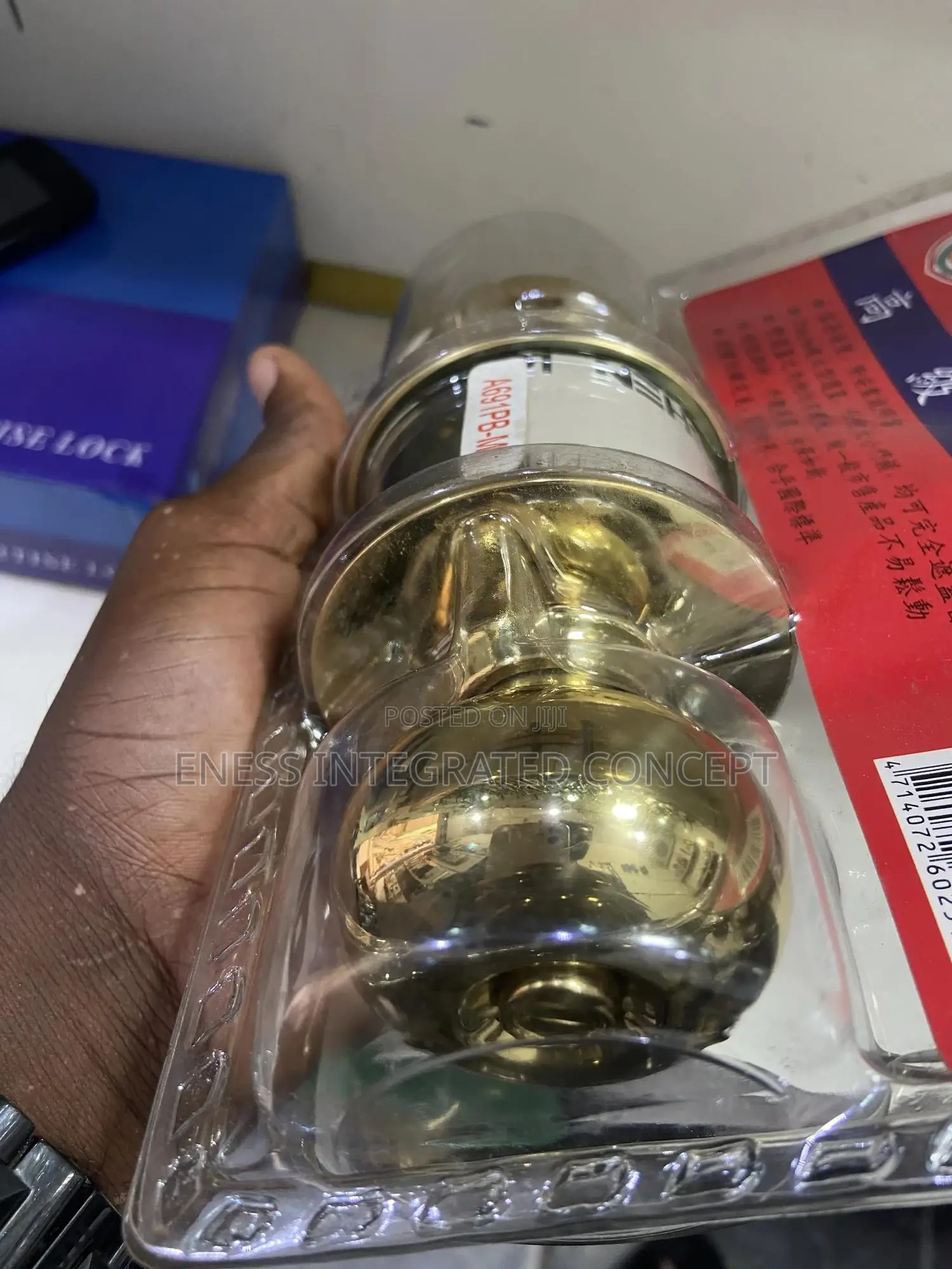 High Quality Gold Plated Knob Lock Set