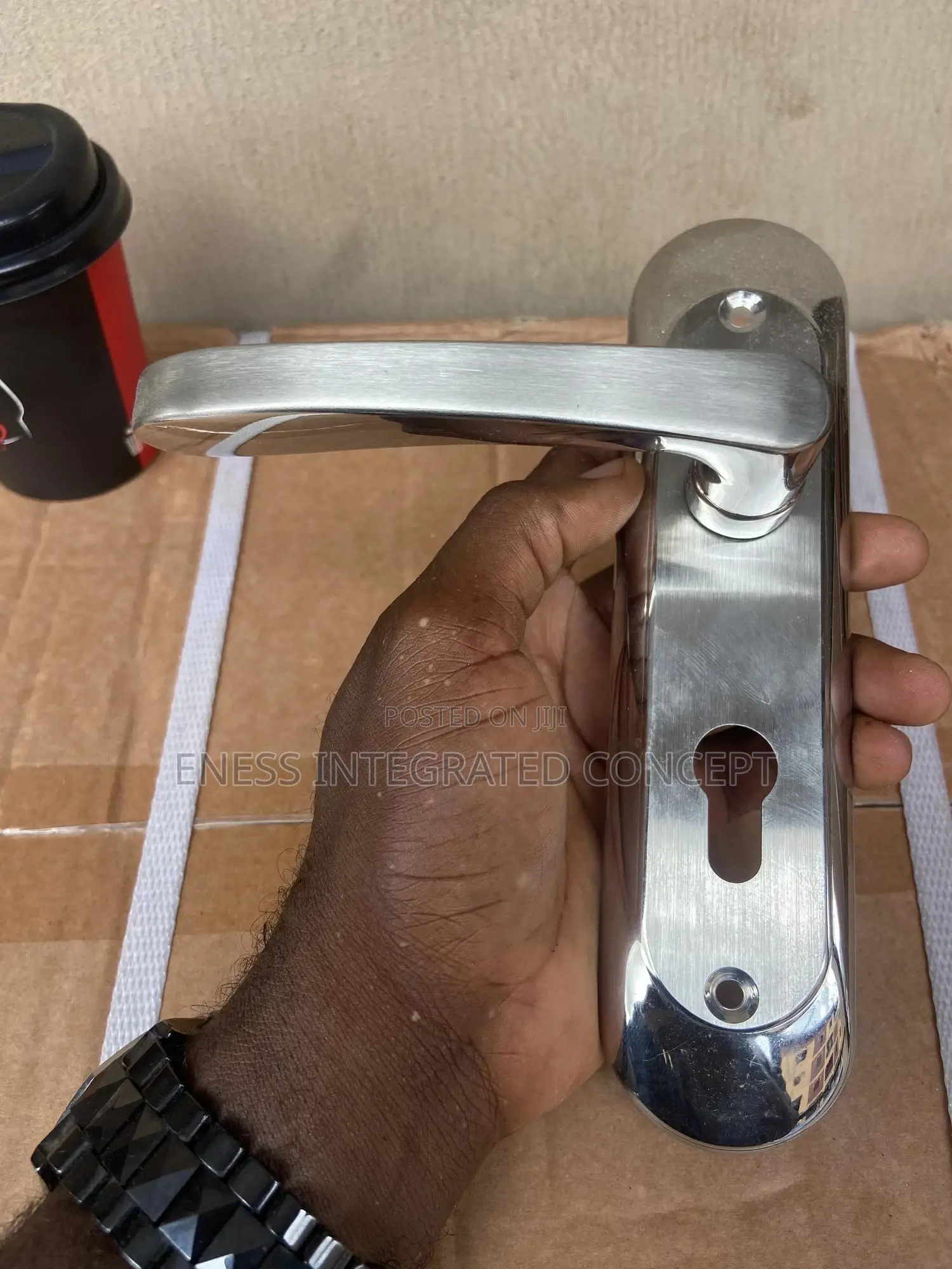 High Quality Stainless Finish Door Lock - Small Size