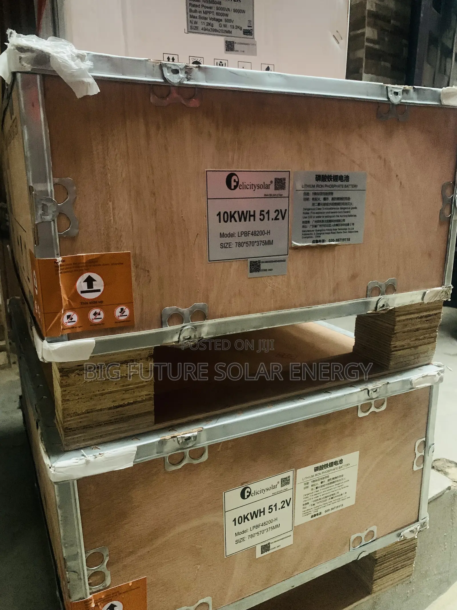 10kwh Felicity Lithium Battery 51.2v