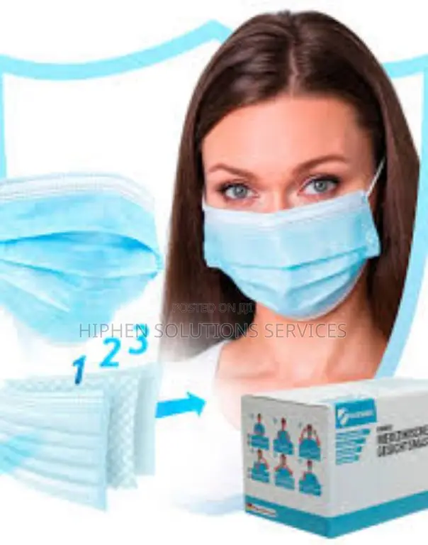 Disposable Face Mask 3 Ply With Ear Loop For Adult