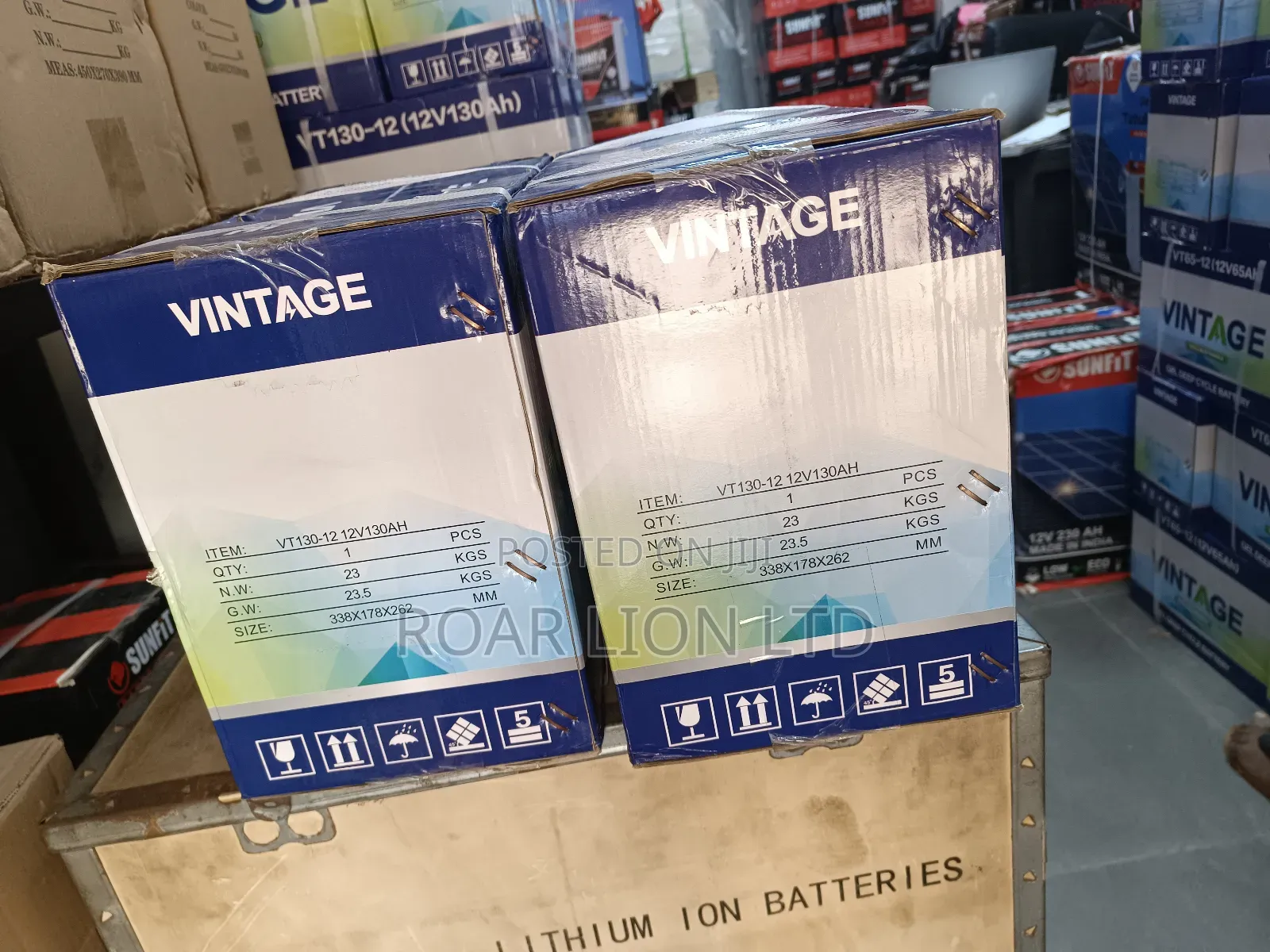 Vintage Gel 130ah Battery