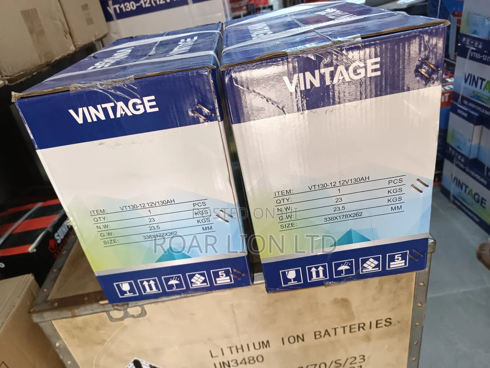 Vintage Gel 130ah Battery