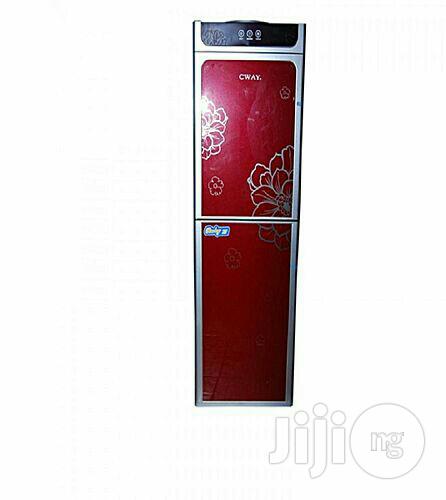 Cway Water Dispenser Ruby By87 Fridge and Freezer. Red