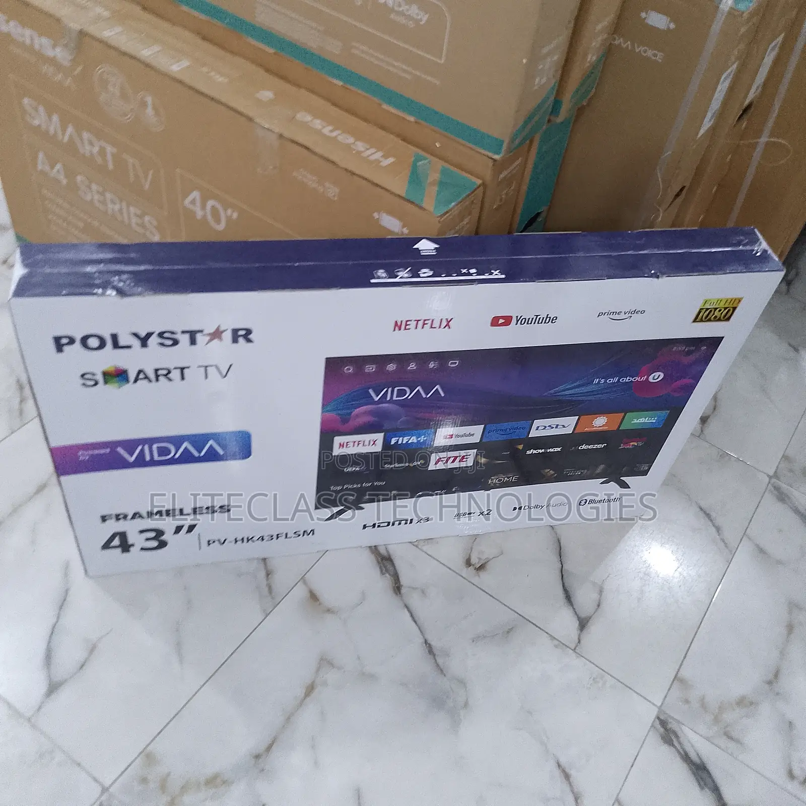 Quality Grade Polystar Smart Tv 43''