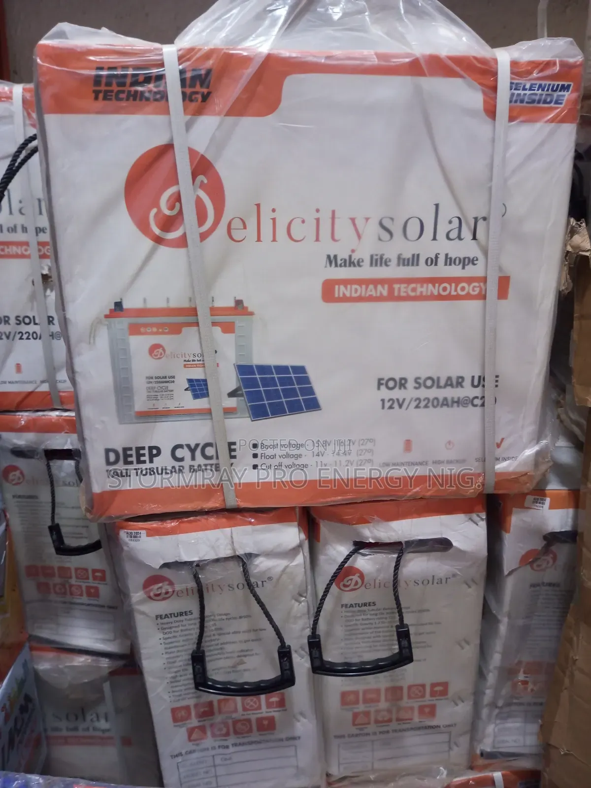 220ah Pelicity Tubular Batteries Available