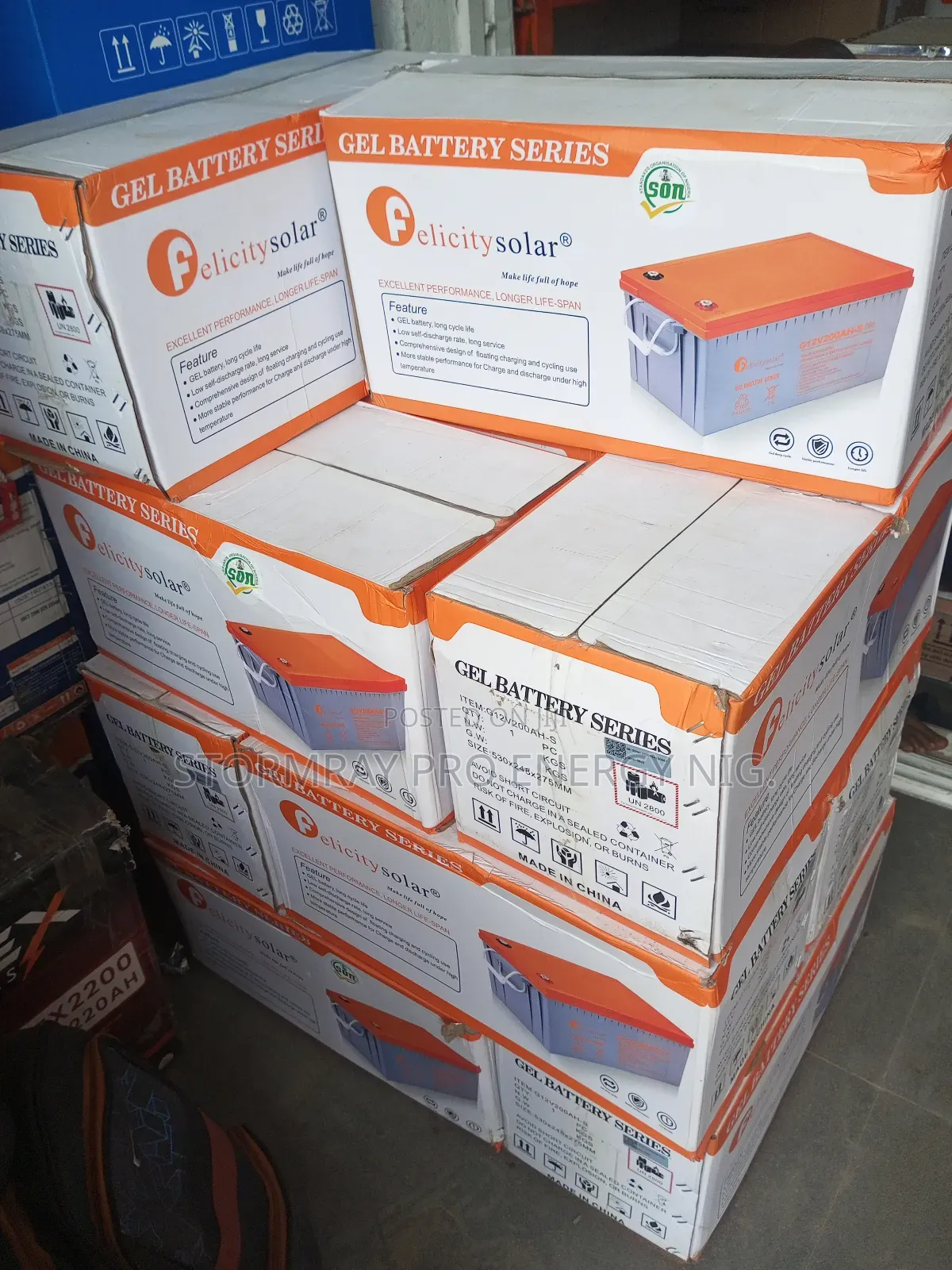 200ah Felicity Gel Batteries Available