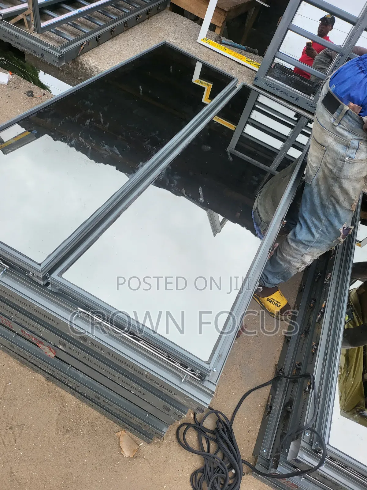 Aluminium Windows With Fiber Net