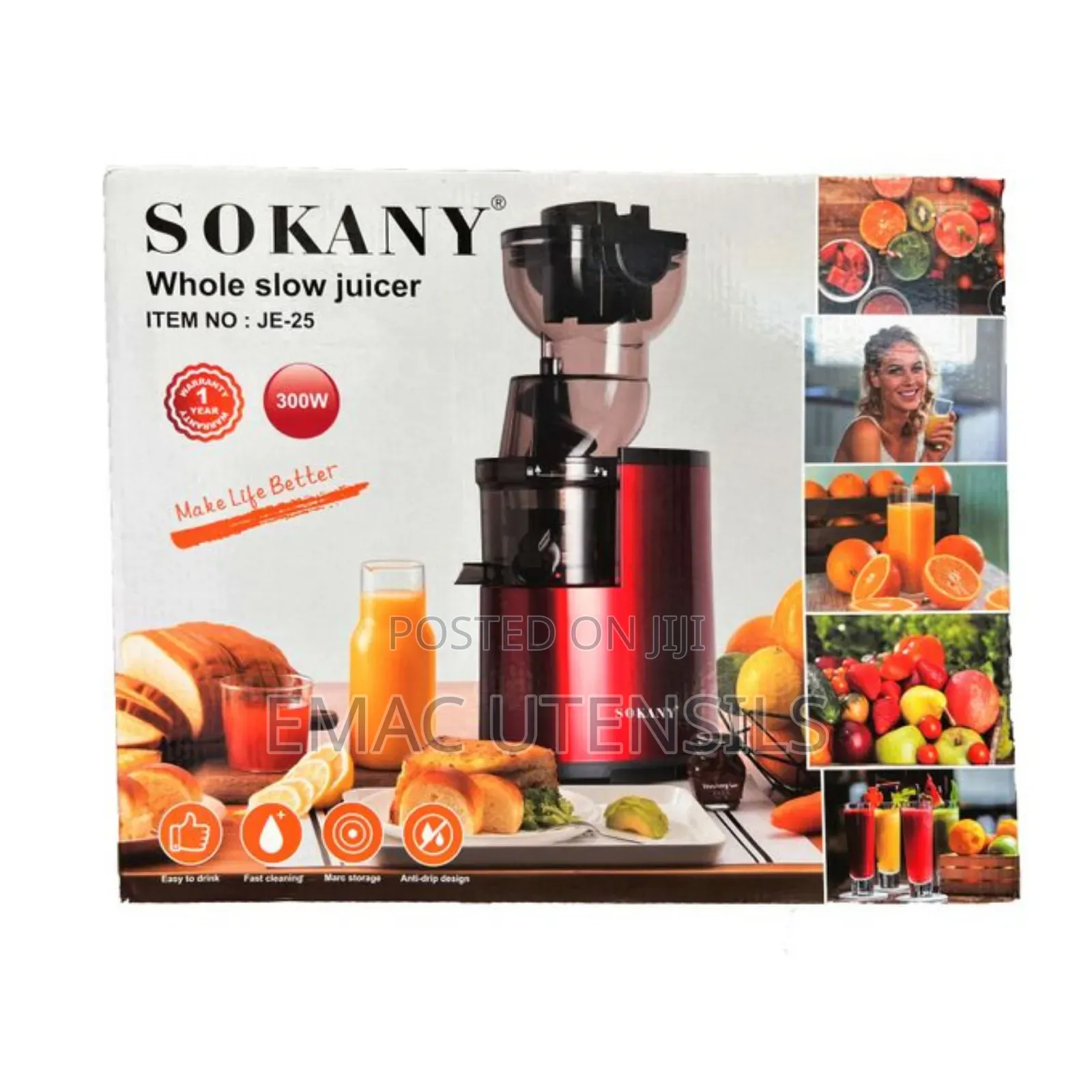 Sokany Multifunctional Whole Slow Juicer