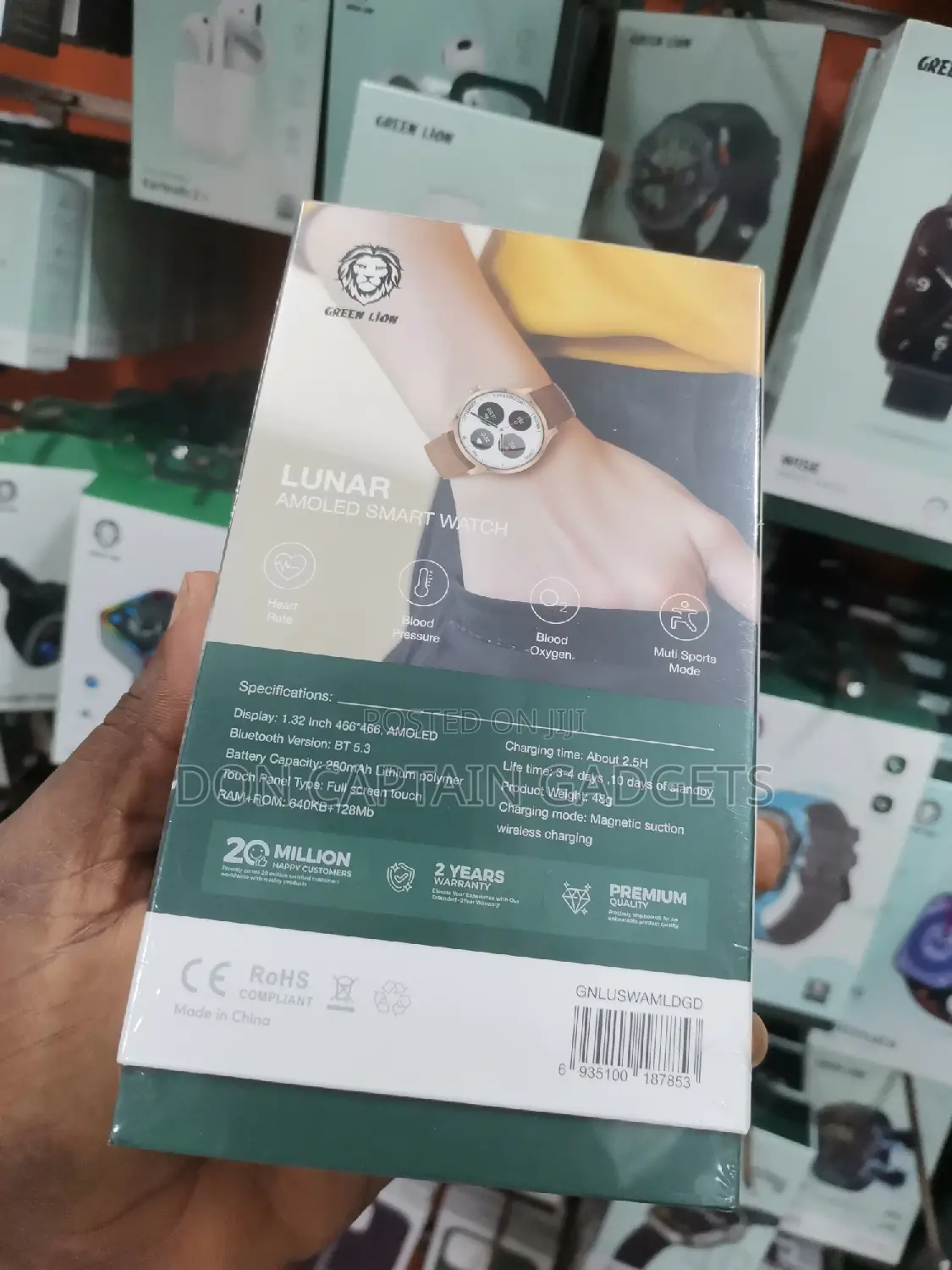 Green Lion LUNAR Amoled Smartwatch