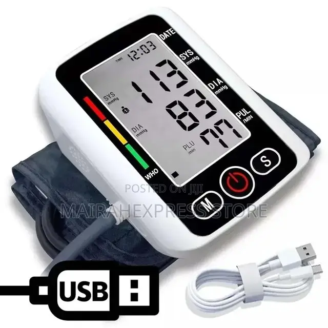 Battery/Electric Operated Blood Pressure Monitor Voice FNCTN