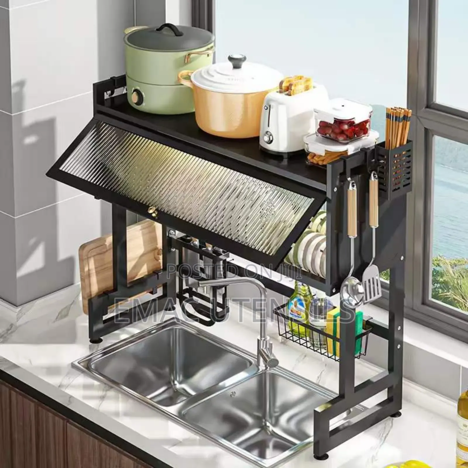 Premium Luxury Over the Sink Dish Drainer 85cm
