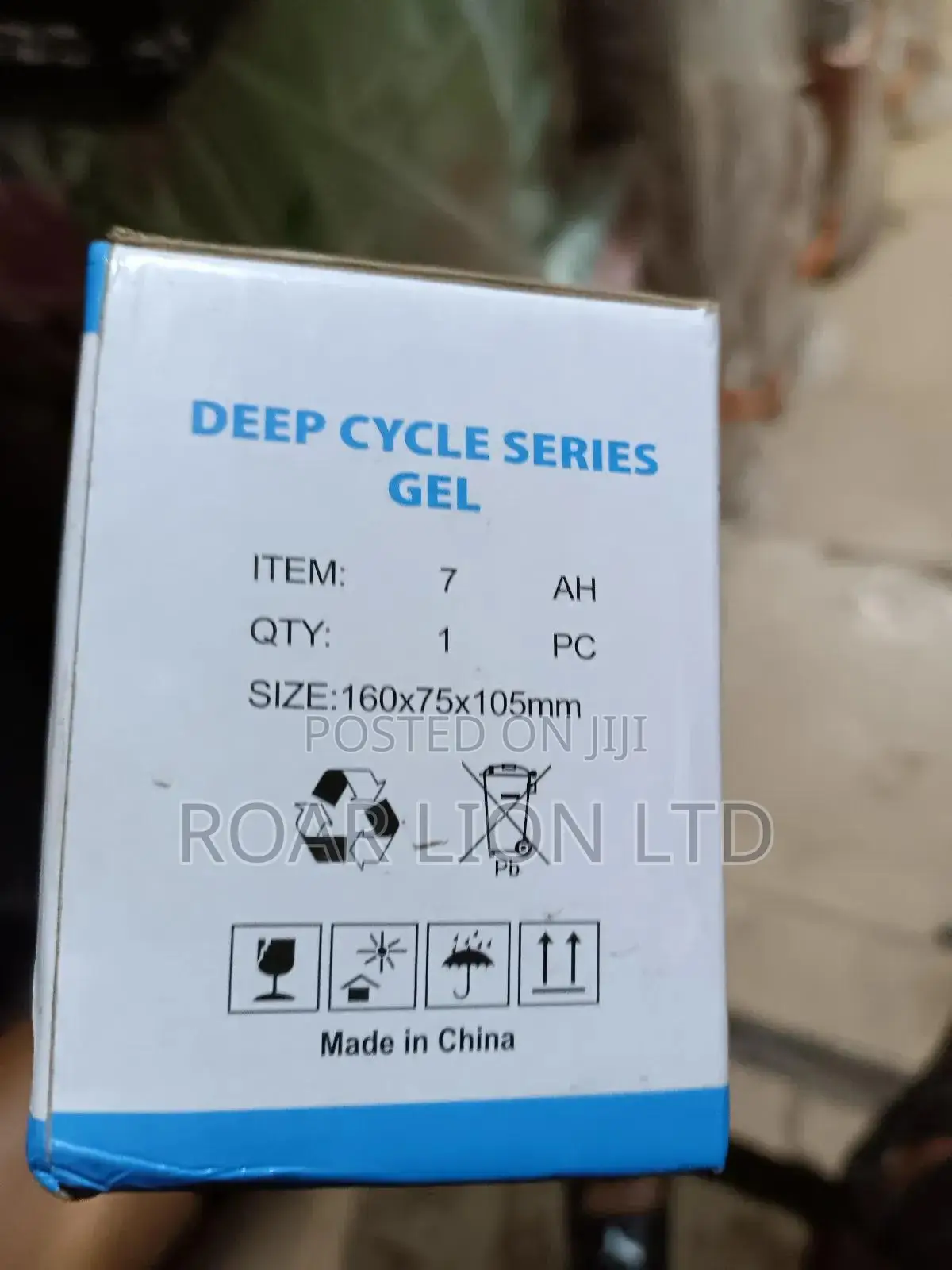 Lucas 7ah Gel Battery 12v