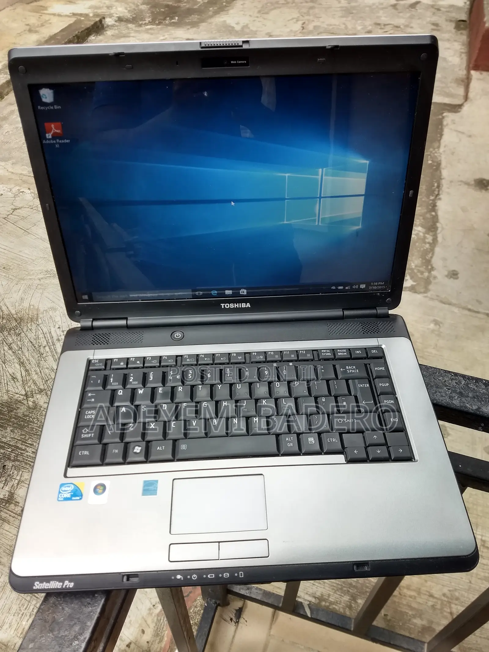 Laptop Toshiba Satellite L300 2GB Intel Core 2 Duo HDD 160GB