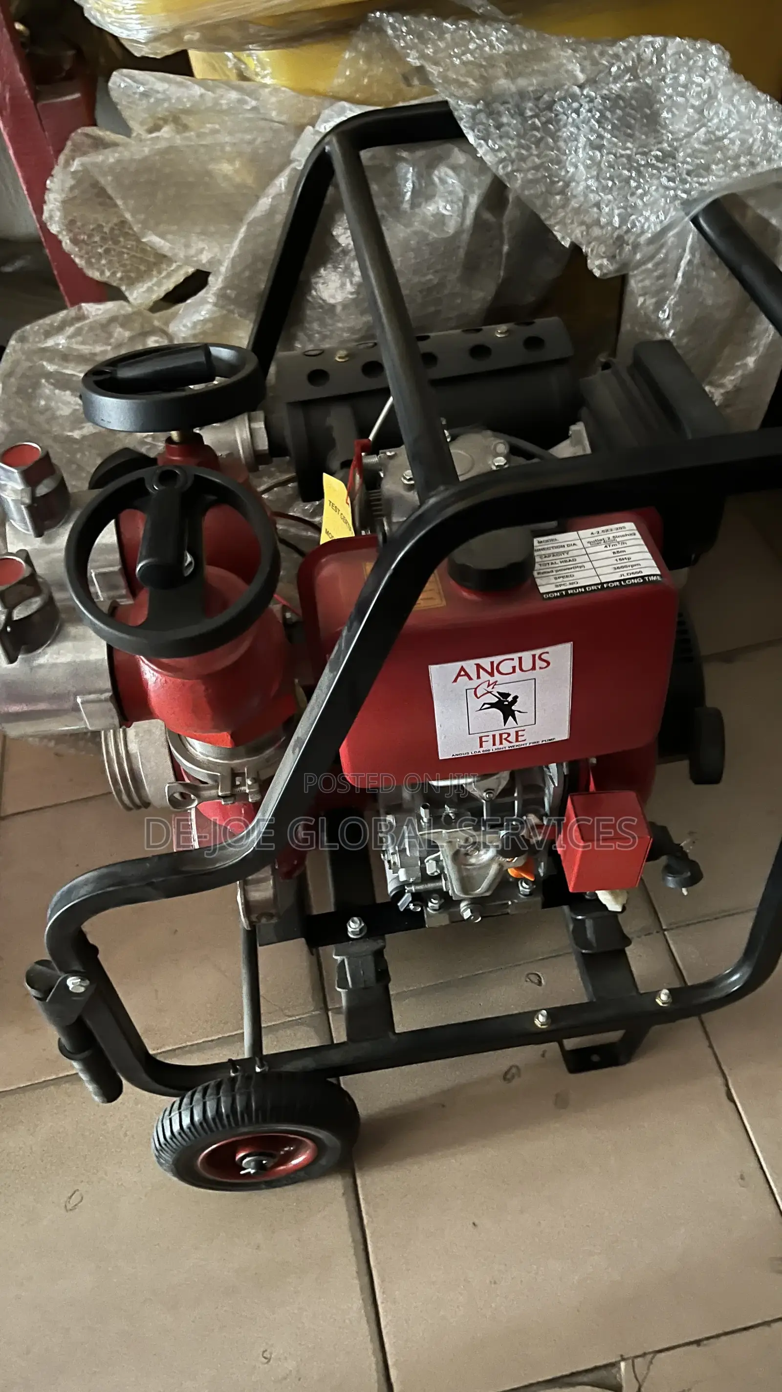 Angus Diesel Driven Portable Fire Pump