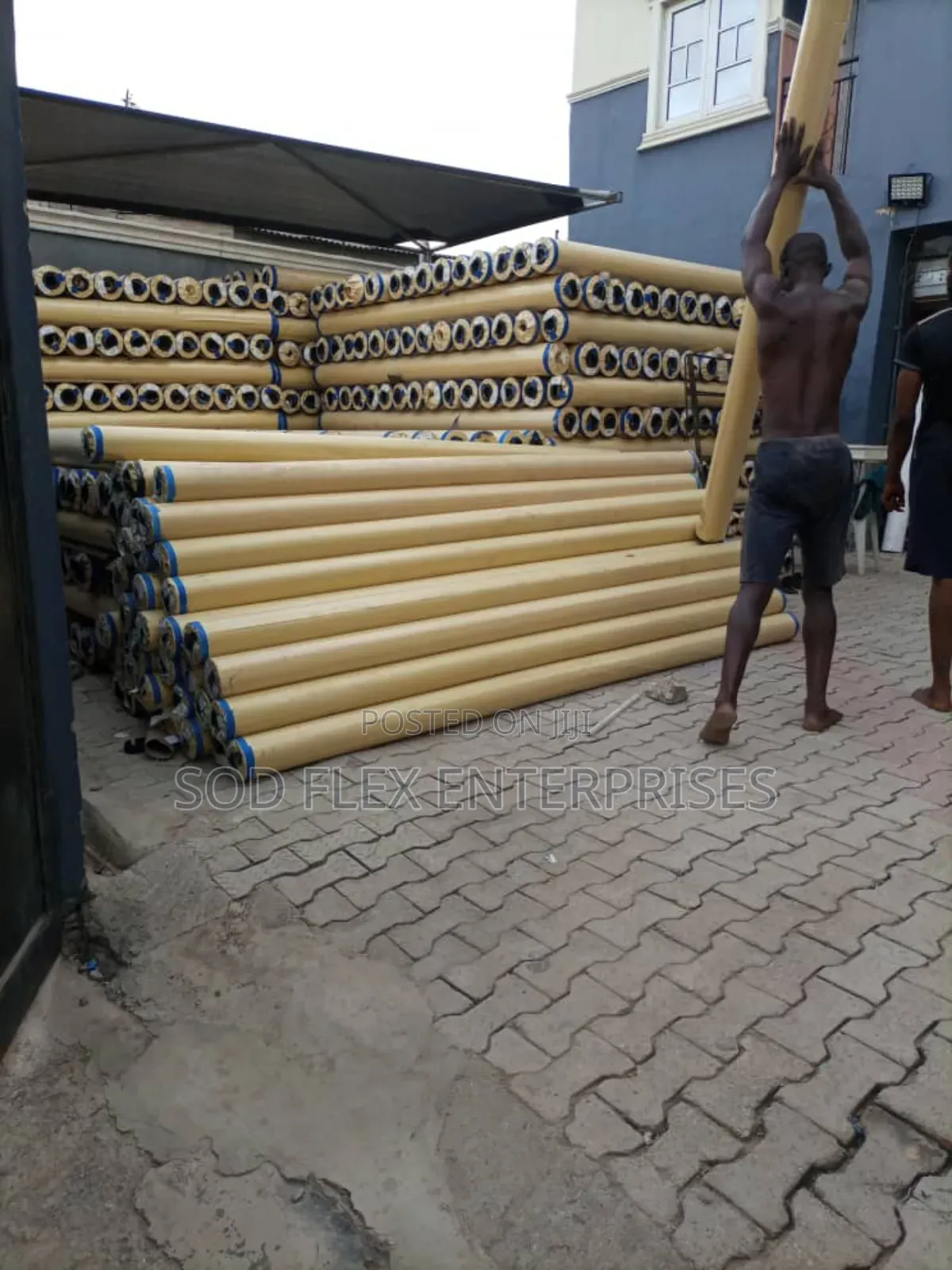 10*165 Feet Korea Second Quality Tarpaulin Available Rolls