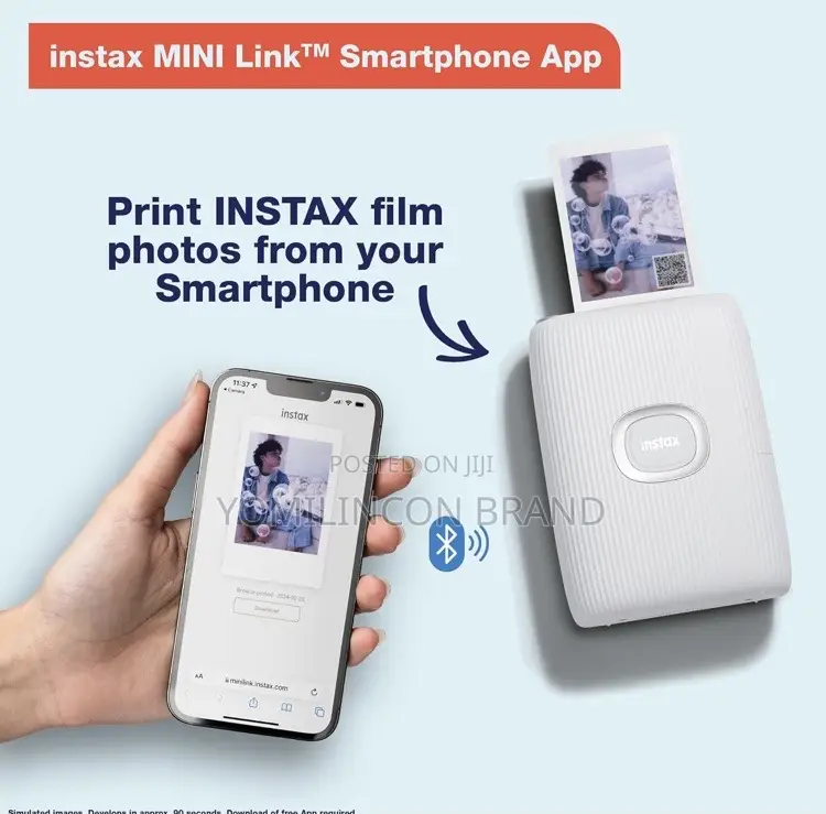 Fujifilm Instax Mini Link 2 Smartphone Printer - Clay White
