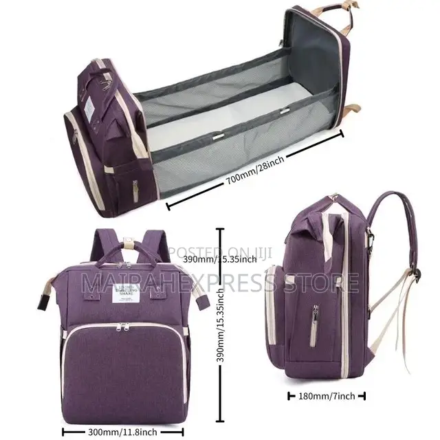 Multipurpose Foldable Baby Bag With Bed