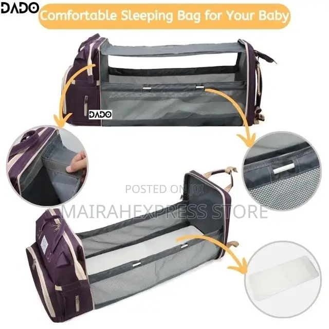 Multipurpose Foldable Baby Bag With Bed