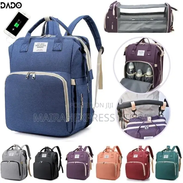 Multipurpose Foldable Baby Bag With Bed