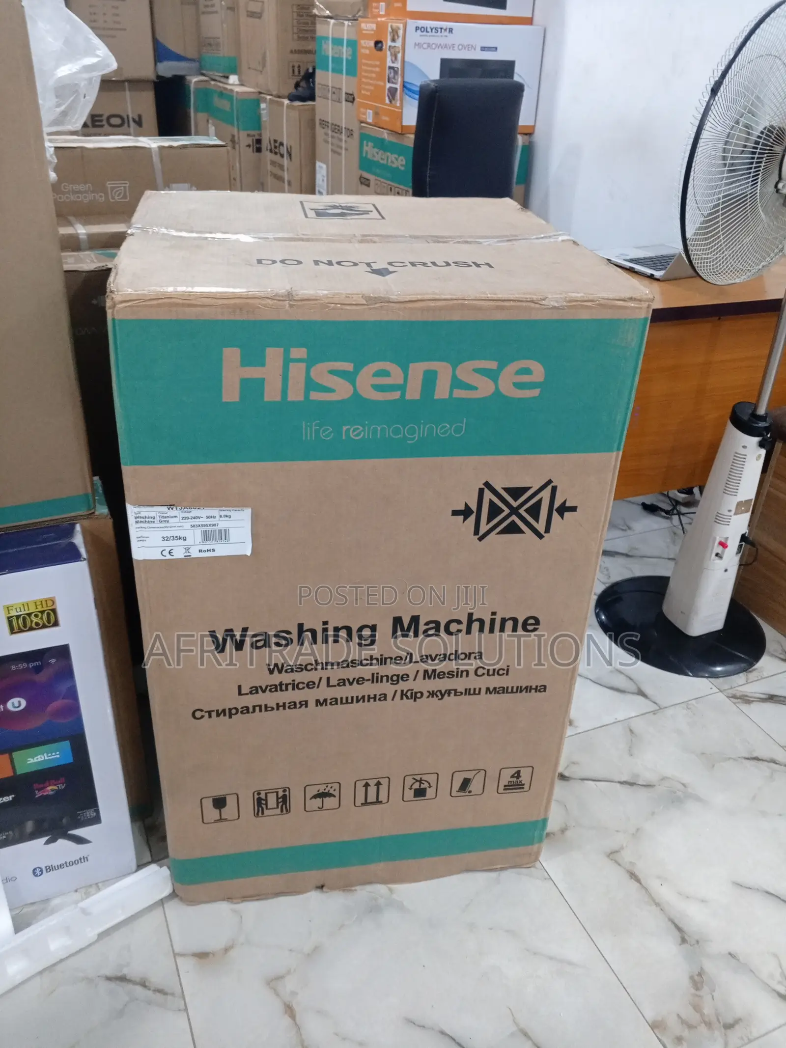 New Hisense WM802T-WTJA 8KG Top Load Washing Machine