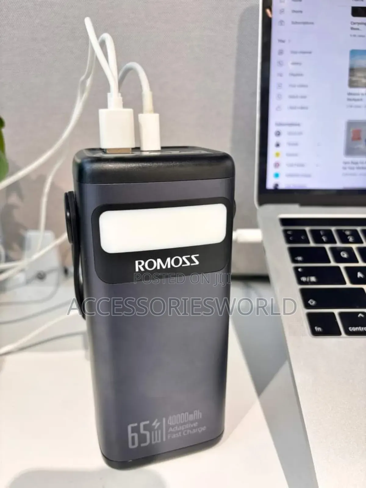 Romoss PMT40 Powerbank 40000mah Charging Power 65W