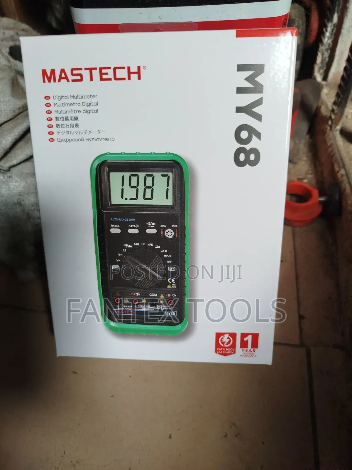 MY 68 Mastech Digital Multimeter.