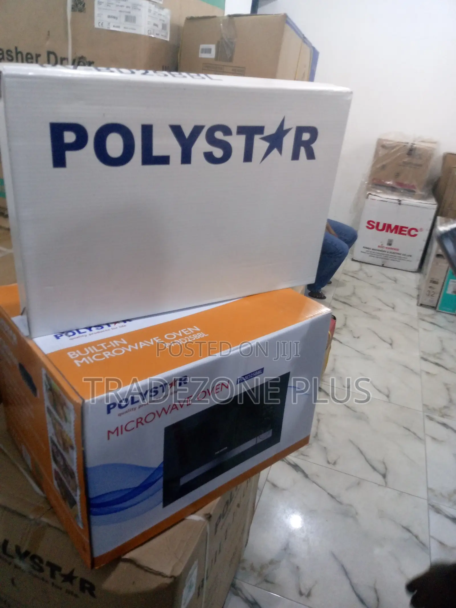 Powerful 25L Polystar Inbuilt Microwave With Grill Pv-Bd25bb