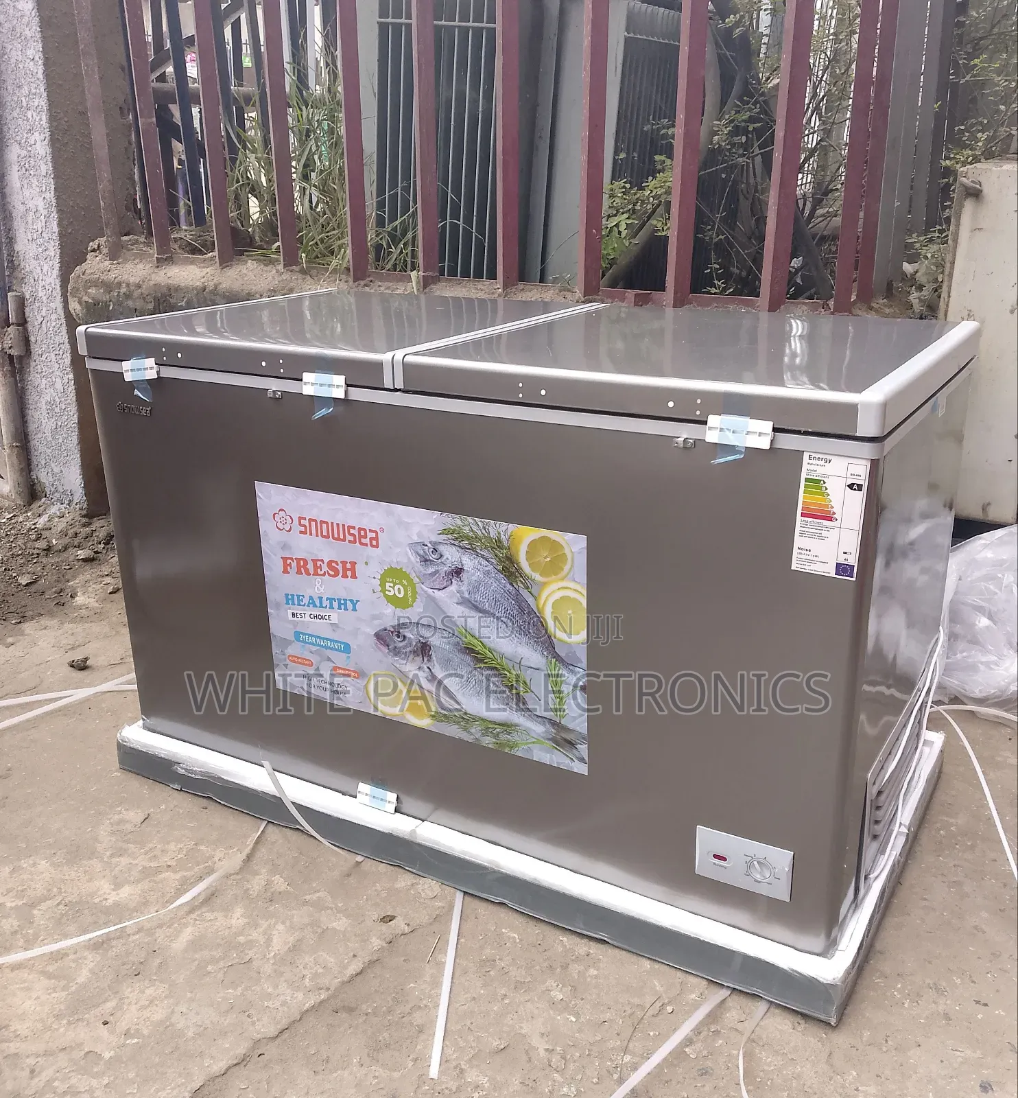 Brand New Snowsea Double Door 600 Litre Chest Freezer>Copper