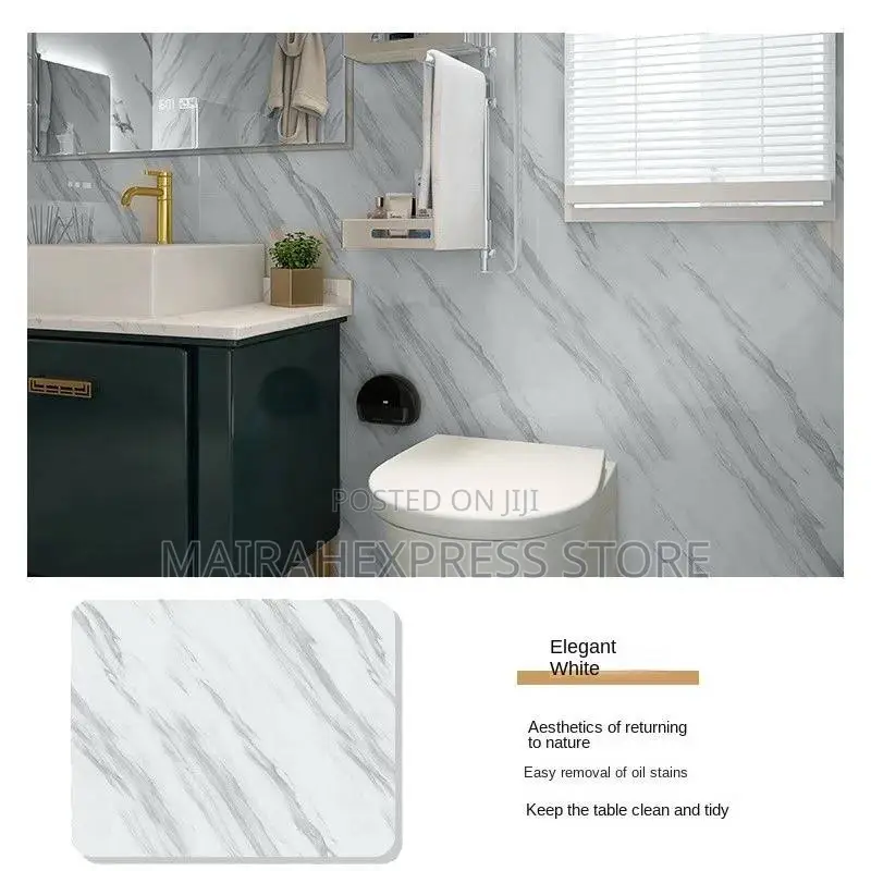 Marble Adhesive Waterproof Wallpaper Wall Decor Wall Sticker