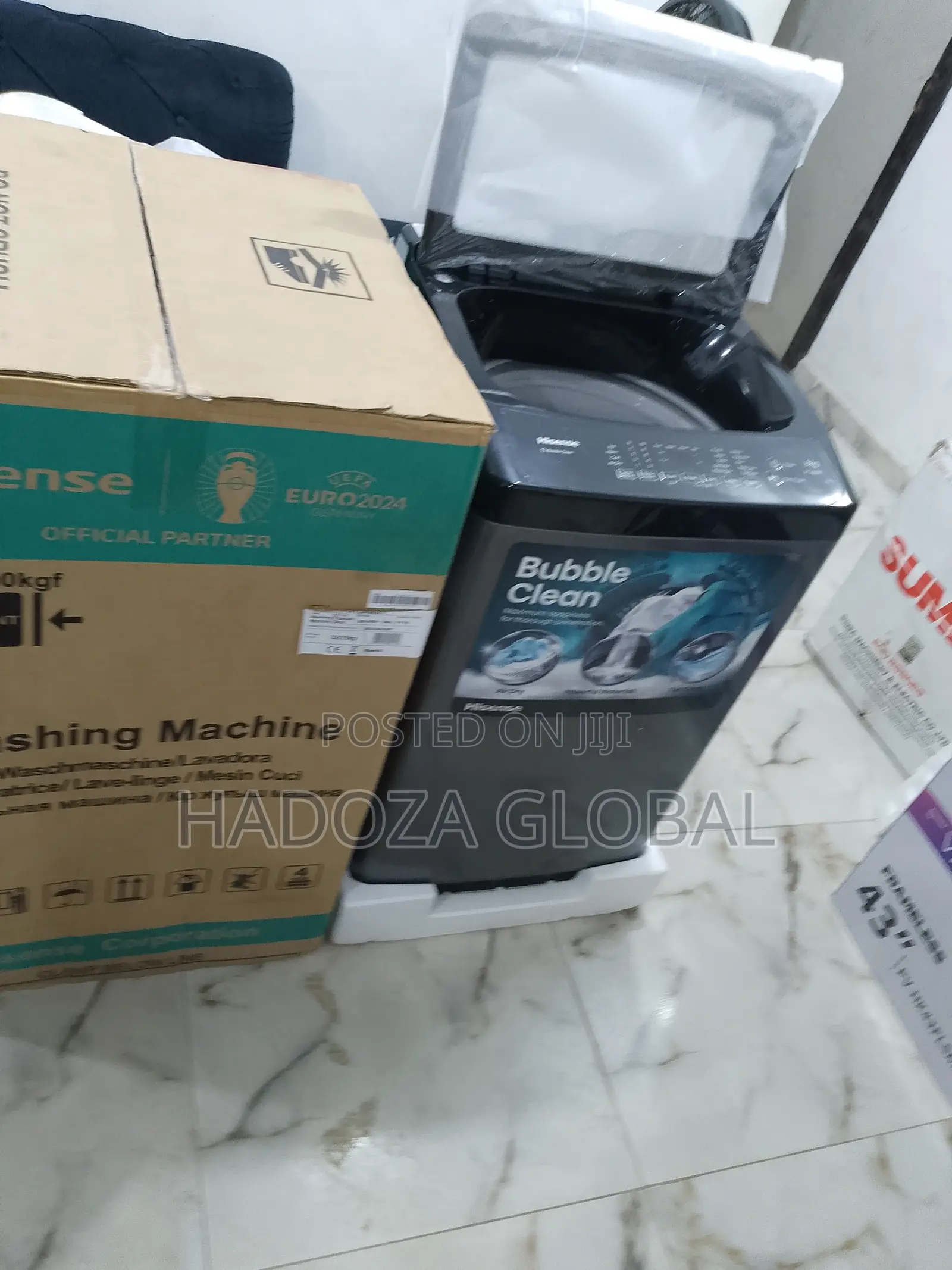 Portable 9kg Hisense Top Load Washing Machine (Automatic)