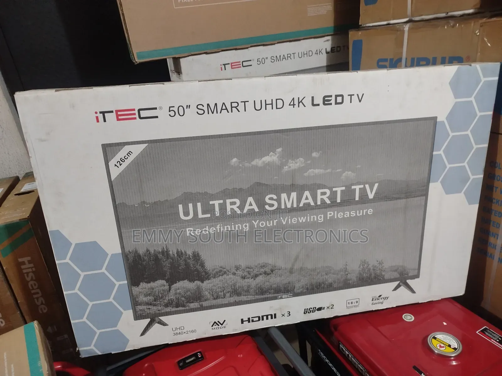 Itec Smart Uhd LED Television 50 Inchs